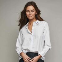 Grommet Collar Shirt - FINAL SALE - Thumbnail 1