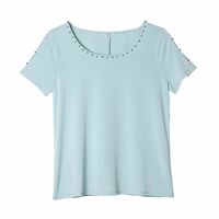 Studded Sleeve Top - FINAL SALE - Thumbnail 5