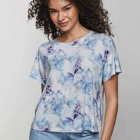 Abstract Print Top - FINAL SALE - Thumbnail 2