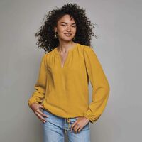 Drawstring Blouse - FINAL SALE - Thumbnail 1