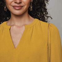 Drawstring Blouse - FINAL SALE - Thumbnail 2