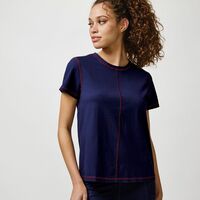 2 Pack Contrast Stitched Top - FINAL SALE - Thumbnail 1