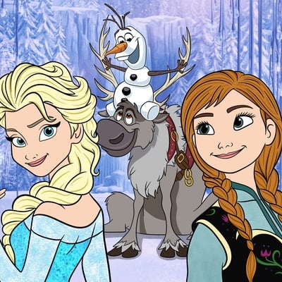 Build a snowman print