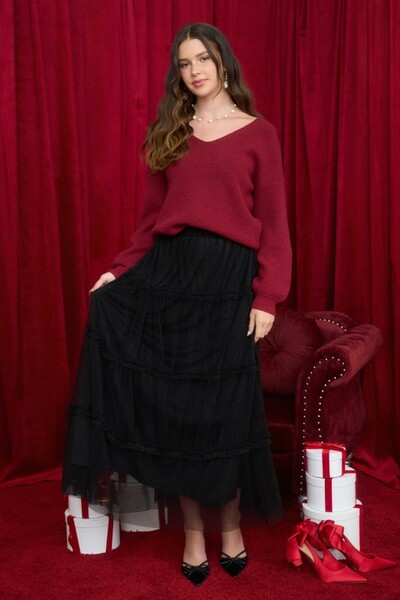 Tulle Tiered Skirt