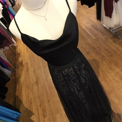 Tulle and lace skirt