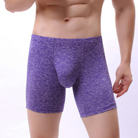 2PK Men's sexy underwear lingerie sports mid-rise pouch boxer shorts underpants L453 - Thumbnail 2