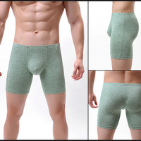 2PK Men's sexy underwear lingerie sports mid-rise pouch boxer shorts underpants L453 - Thumbnail 7