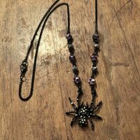 Black Spider Necklace  - Thumbnail 1