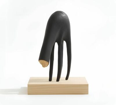 Wooden sculpture by Tach Pollard "Hills" 