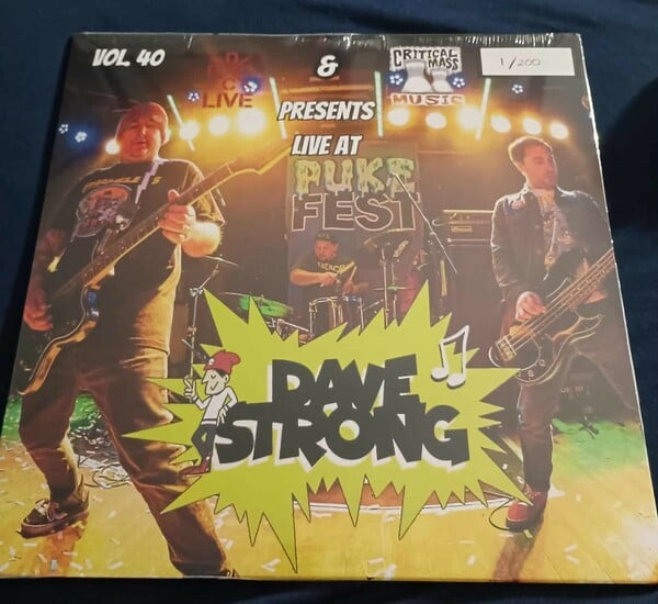 Dave Strong LIVE at Pukefest (Numbered Vinyl)