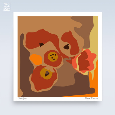 Blood Flowers Print