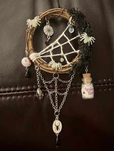 Spider Web Wreath Ornament