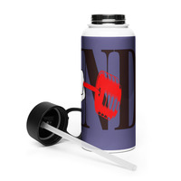 Stainless steel water bottle with a straw lid (Grind) - Thumbnail 2