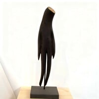 Wooden sculpture by Tach Pollard "Wind Walker"  - Thumbnail 1