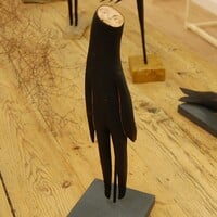 Wooden sculpture by Tach Pollard "Wind Walker"  - Thumbnail 4