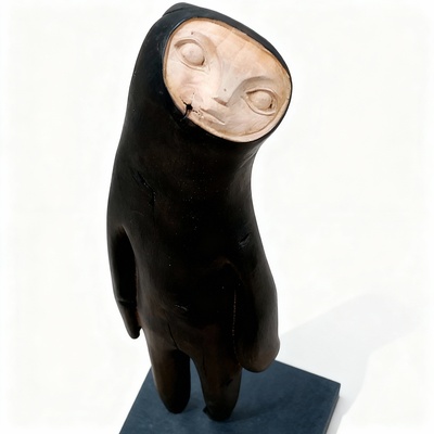 Wooden sculpture by tach pollard "wind walker"  - Thumbnail 5