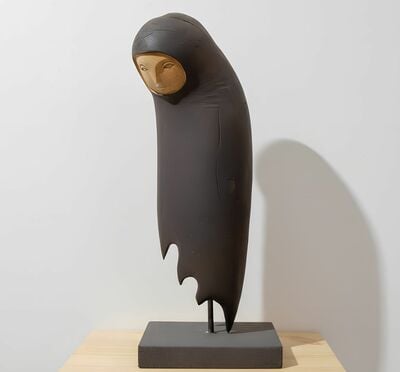 Wooden sculpture by Tach Pollard  "Taliesin" 