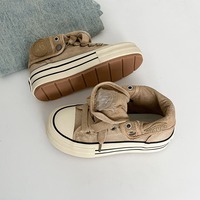 Retro High Top Canvas Shoes - Thumbnail 2