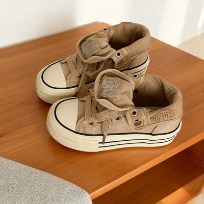 Retro High Top Canvas Shoes