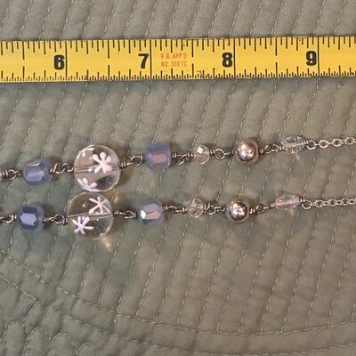 Starburst snowflake necklace