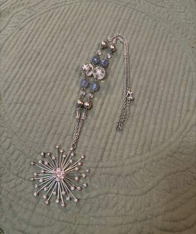 Starburst Snowflake Necklace