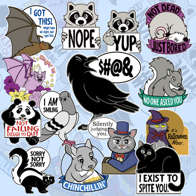 Inner Beasties Stickers