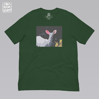 Serenity forest green tee