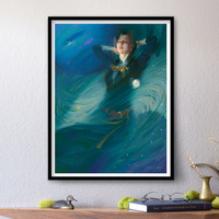 The Winds of Neptune - Print of original oil painting - Thumbnail 1