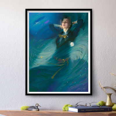 The winds of neptune - print of original oil painting