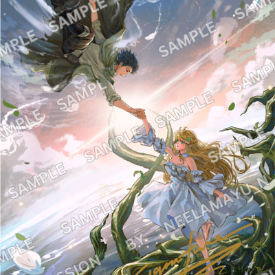 Yuri x ein - even given the worthless appraiser class 8x11 signed print