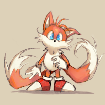 Sticker - tails