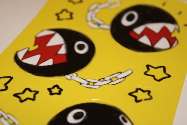 Sticker sheet - Chain Chomp