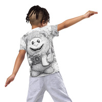Troll photo kids crew neck t-shirt - Thumbnail 1
