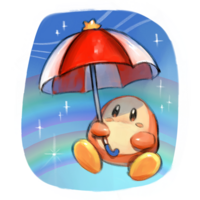 Sticker miniprint - Parasol Waddle Dee - Thumbnail 1