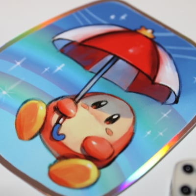 Sticker miniprint - parasol waddle dee