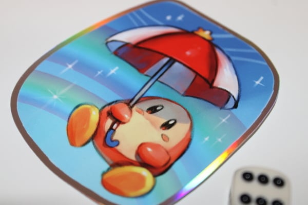 Sticker miniprint - Parasol Waddle Dee