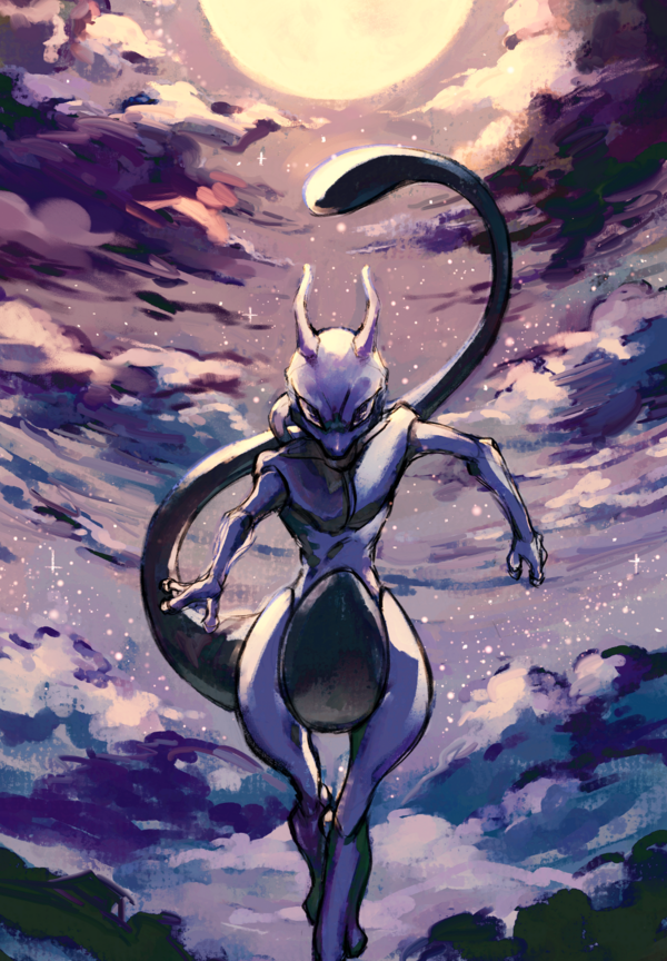 Large art print - Mewtwo