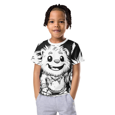 Torch troll Kids crew neck t-shirt