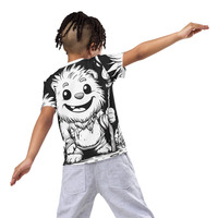 Torch troll Kids crew neck t-shirt - Thumbnail 1