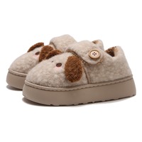 Cute Puppy Fleece Shoes - Thumbnail 5