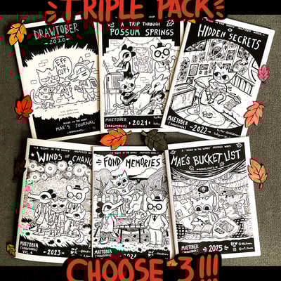 Maetober artbooks pack of 3 - Thumbnail 1