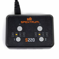 Spektrum SPMXC0220 S220 AC 2X20W Li-Po Balance Charger - Thumbnail 1
