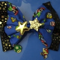 Japanajuku Super Mario Bros Themed Hairbows - Thumbnail 1