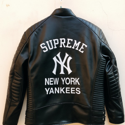 Crafted leather mens classic black leather jacket pure lambskin motorcycle slim fit biker  - Thumbnail 3