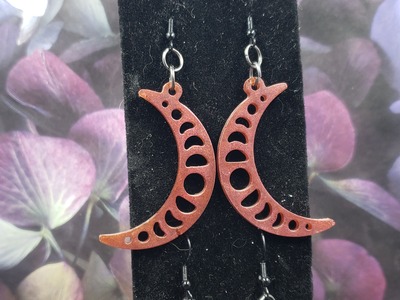 Moon Phase Earrings Set #6
