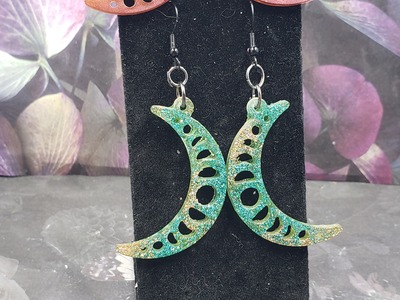 Moon Phase Earrings Set #7