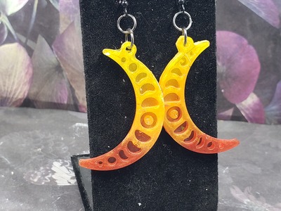 Moon Phase Earrings Set #8