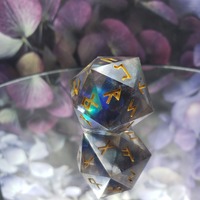 Dark Labradorite Rune Dice - Thumbnail 1