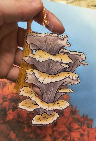 Shelf Mushroom acrylic bookmark