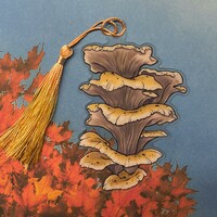Shelf Mushroom acrylic bookmark - Thumbnail 1